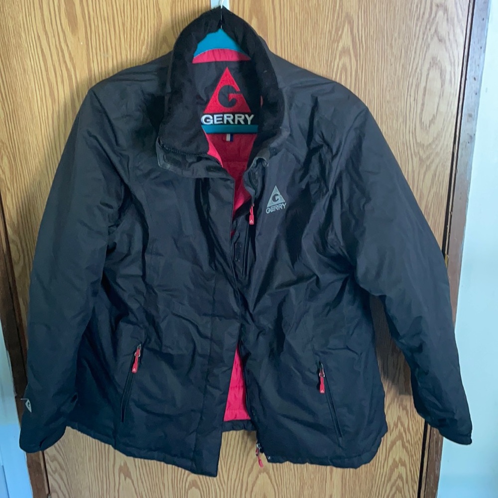 Black & Pink Gerry Heavy Coat